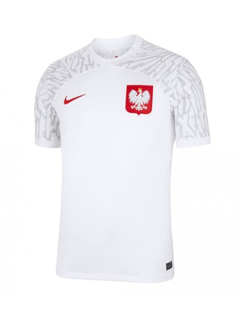 Moški Nogometna dresi replika Poljska Domači SP 2022 Kratek rokav